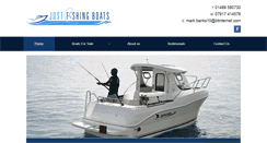 Desktop Screenshot of justfishingboats.co.uk